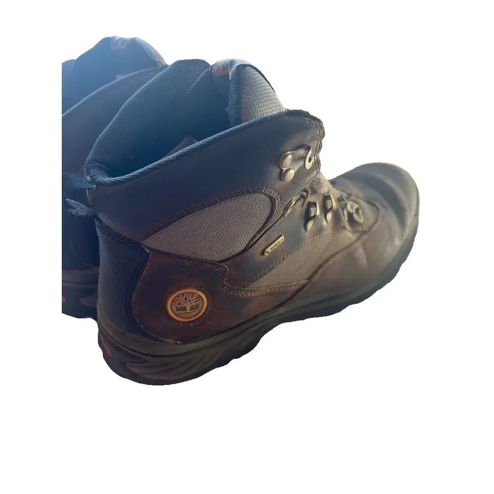 Timberland Mens Chocorua Mid Waterproof Hiker Trail Gore-Tex Men's 12 BrownGreen